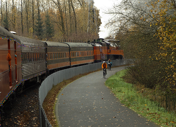 cyclists-pass-holiday-express