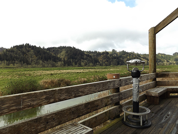 View from interpretive center