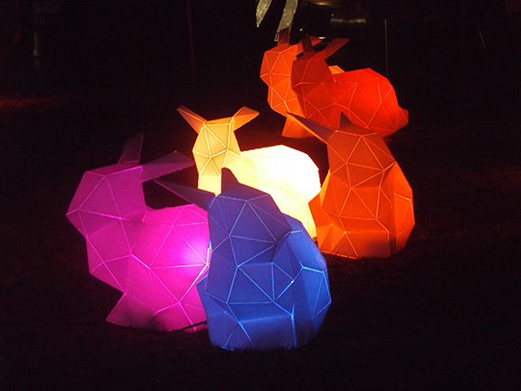 WinterLightsFestivalPDXGlowBunnies