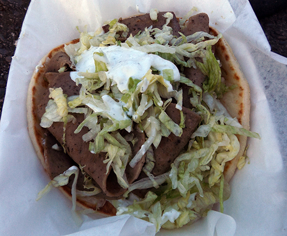 Gyro from Hummus Hummus