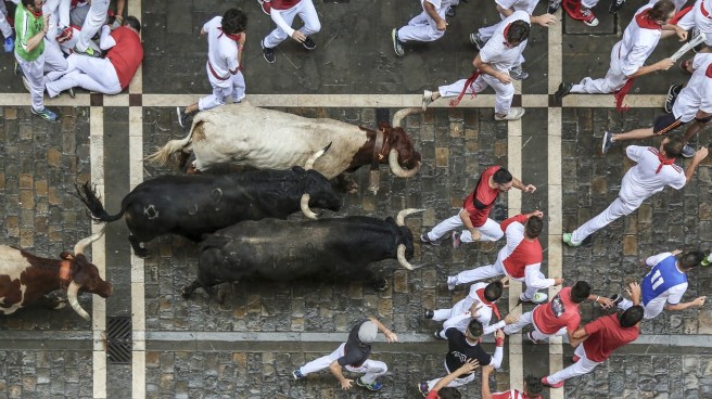 Running-of-the-Bulls-Pamplona-Spain