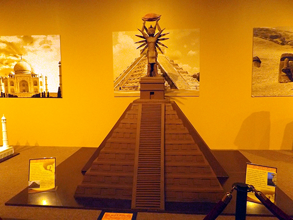 Chocolate-Museum-and-Cafe-Orlando-pyramid-sculpture