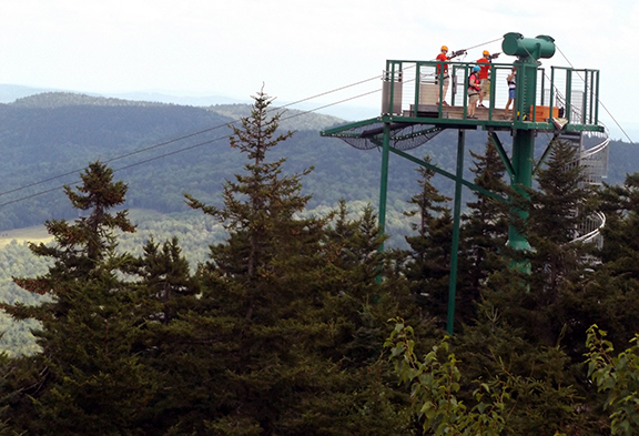 Soulfest-zipline-platform-Gunstock-Mountain