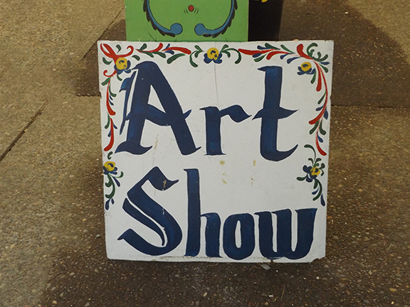Scandinavian Festival-art-show-sign