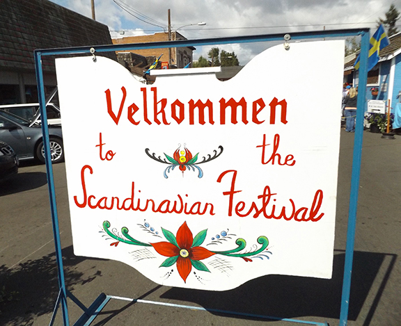 Scandinavian Festival-sign-at-entrance